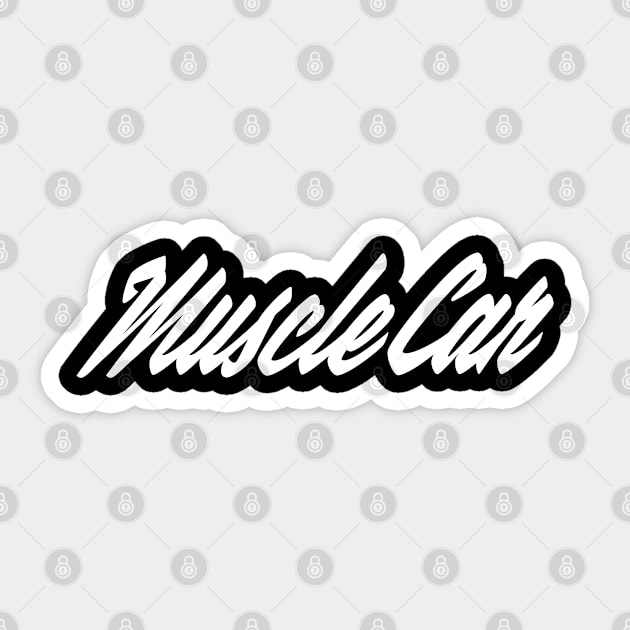 Muscle Car Sticker by ShirtyLife